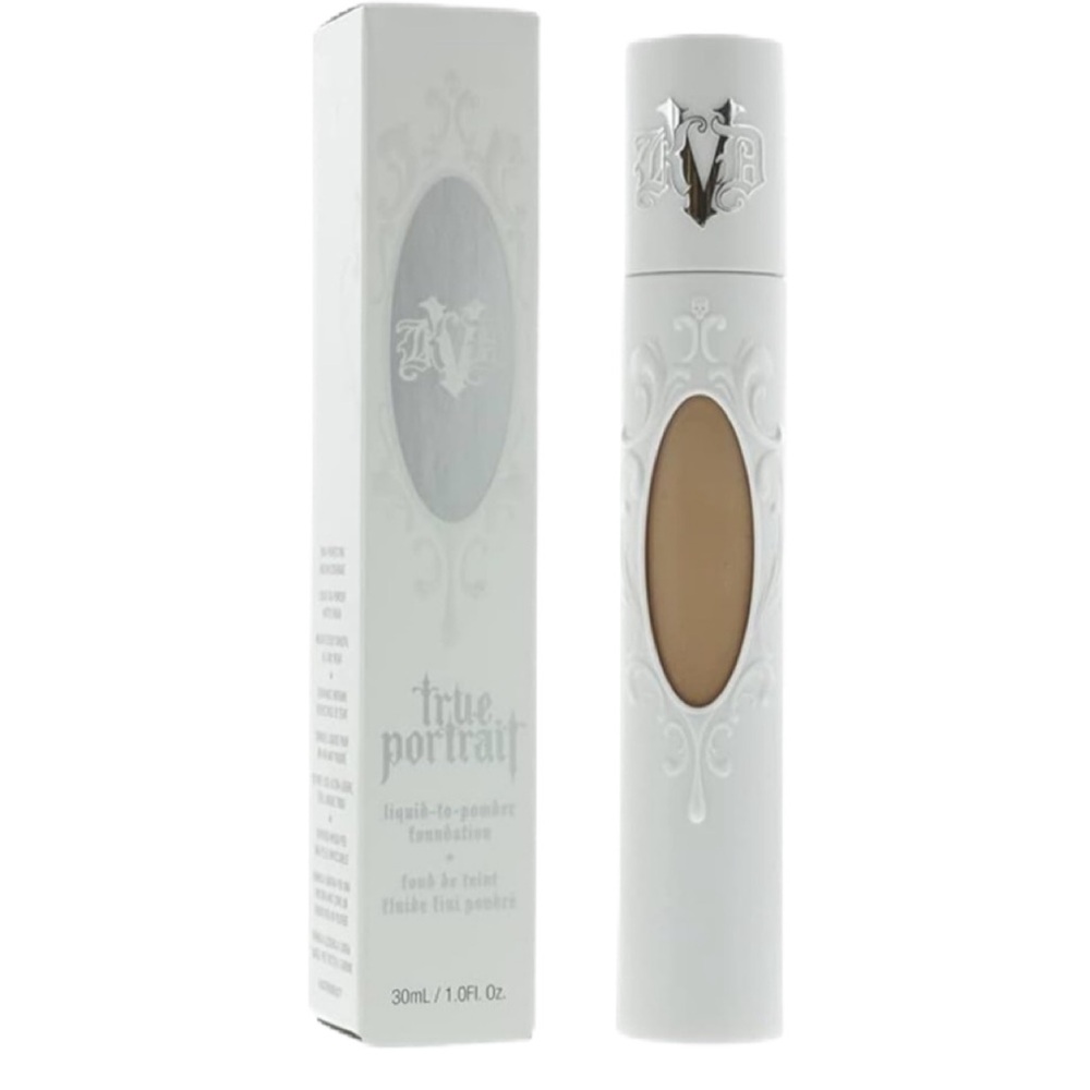 Kat Von D True Portrait Medium Coverage Liquid to Powder Foundation Tan 060